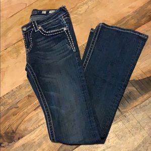 Miss Me boot cut denim jeans 27r